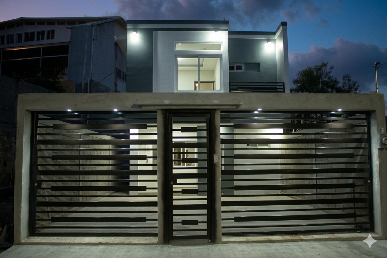 Casa residencial moderna construida en Honduras por Innova Forza